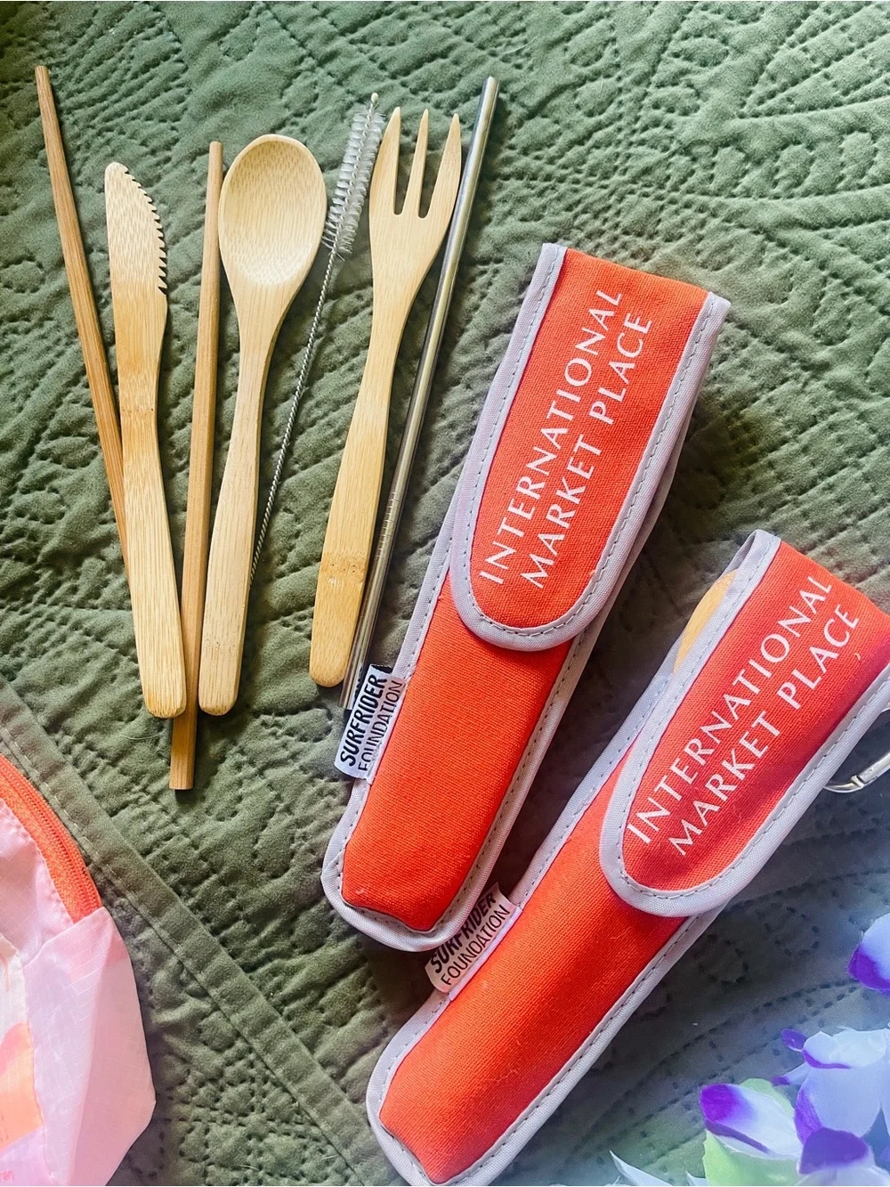 Jack Soren International Marketplace Waikiki Reusable Utensil Set Gift. NEW.